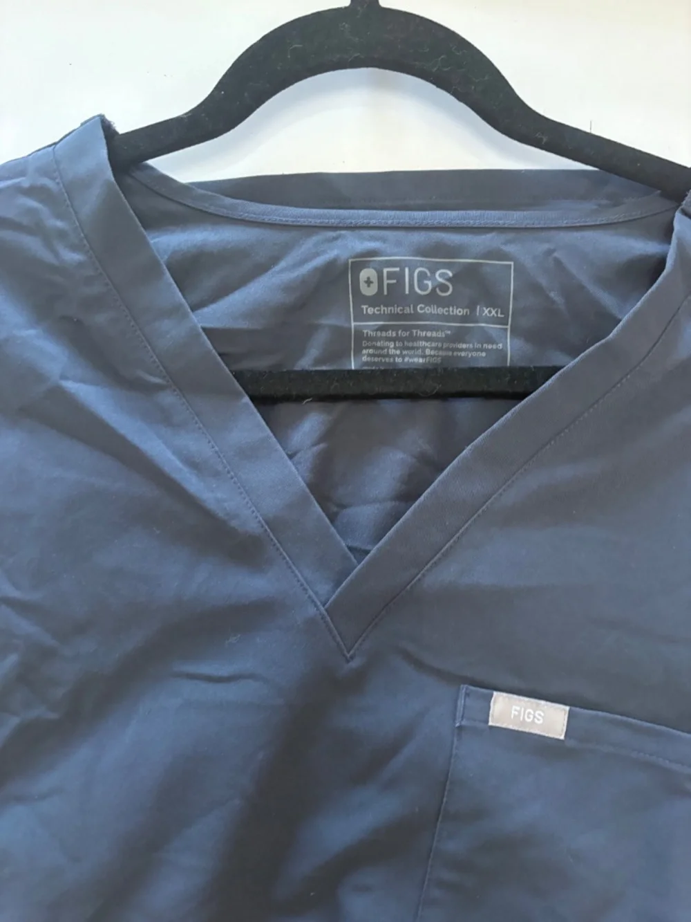 FIGS Charcoal Scrub Set V-Neck Top Zamora Joggers XXL Petite